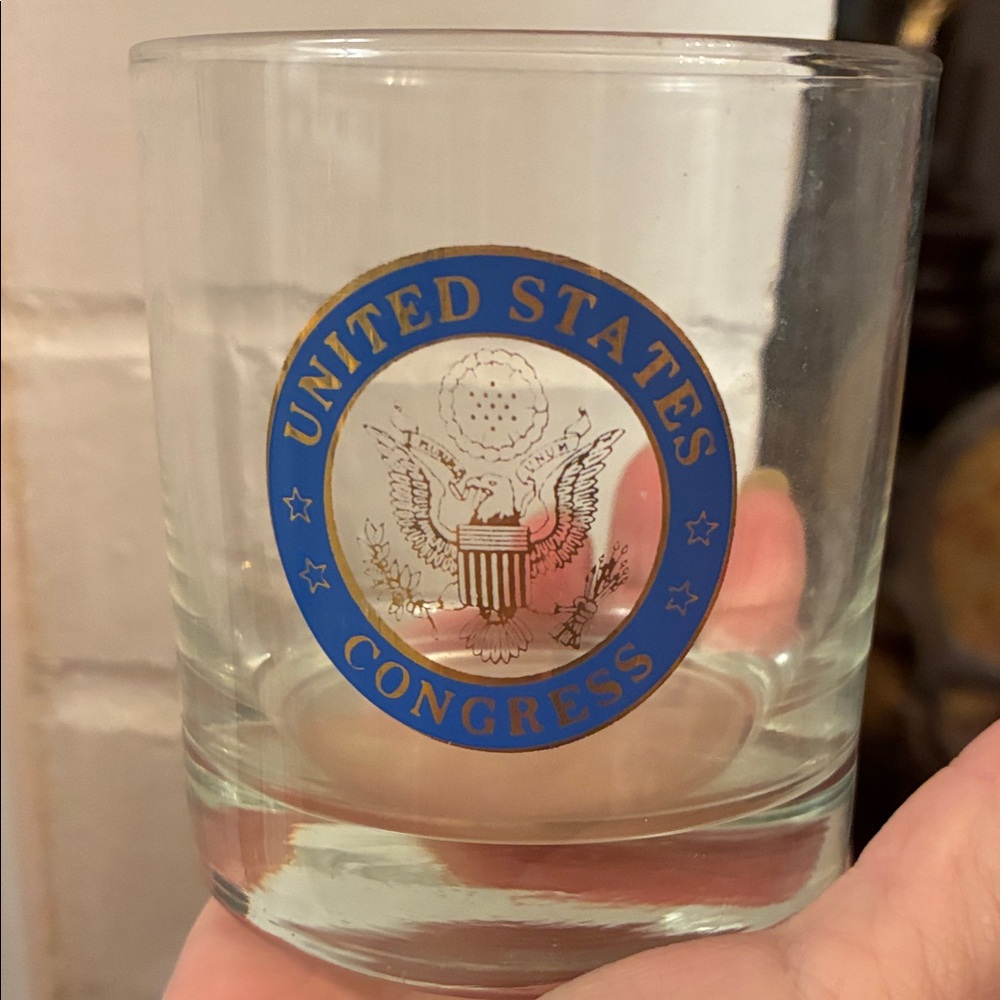 United States Congress Glass Tumbler